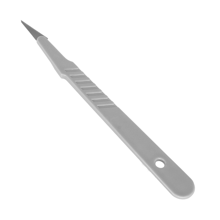 Sterilized Scalpel #11 Blade - Back of blade