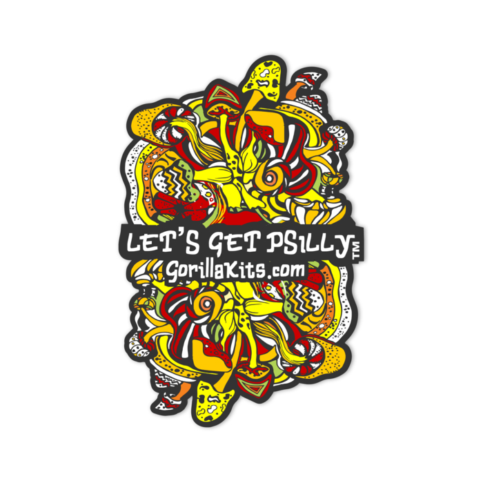 Lets Get Psilly™ 5.69in x 3.75in Bumper Sticker