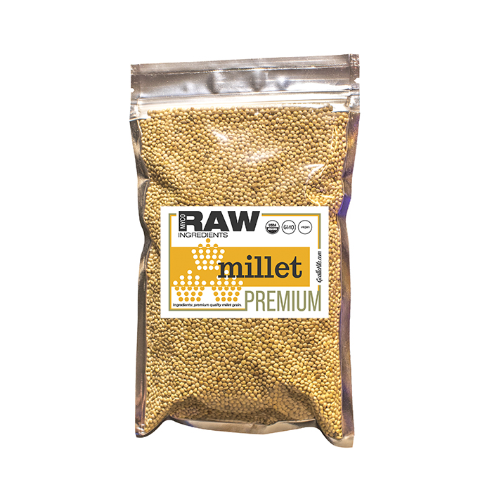 MycoRAW™ Organic Millet 8oz - MycoRAW™ Ingredients - Mushroom Grain Spawn Supplies - Gorilla Mushrooms™