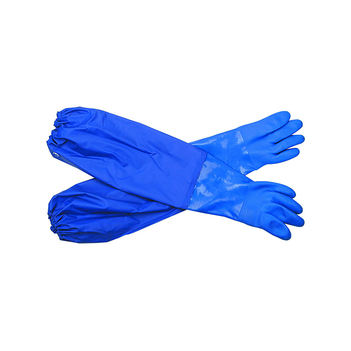 Blue 26" PVC Coated Arm Length Inoculation Station™ PRO Gloves - Gorilla Mushrooms™